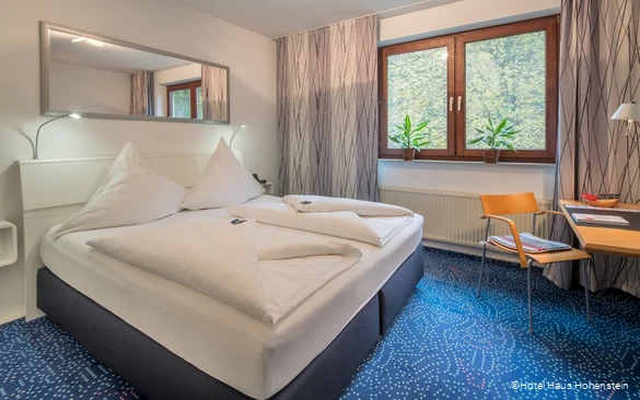 Zimmeransicht des Hotels Haus Hohenstein in Witten