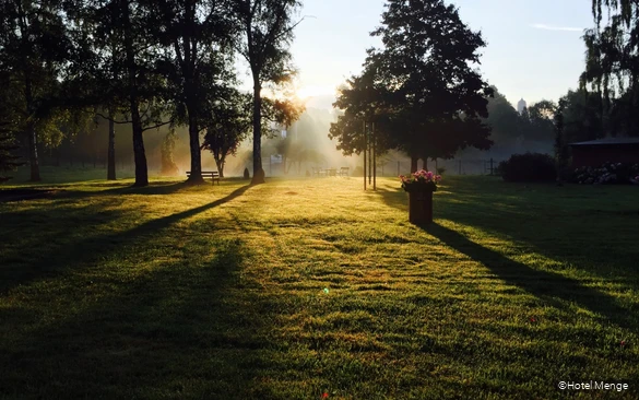 Garten des Hotel & Restaurant Menge in Arnsberg