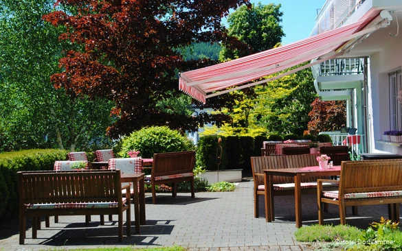 Terrasse des Hotel Dorfkammer in Olsberg