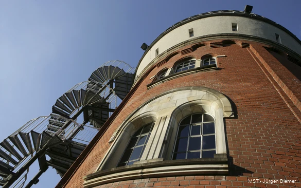 Außenansicht der Camera Obscura in Mülheim an der Ruhr