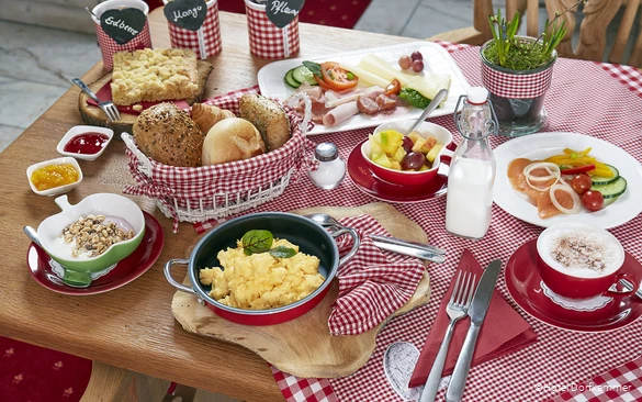 Frühstück im Hotel Dorfkammer in Olsberg