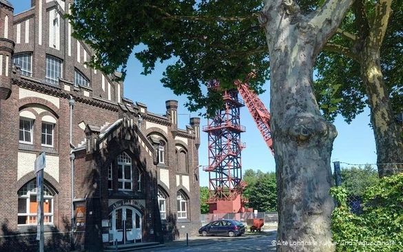 Außenansicht des Kultur- und Tagungshotels Alte Lohnhalle in Essen