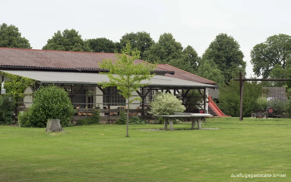 Außenbereich der Ausflugsgaststätte Amsel in Schwerte