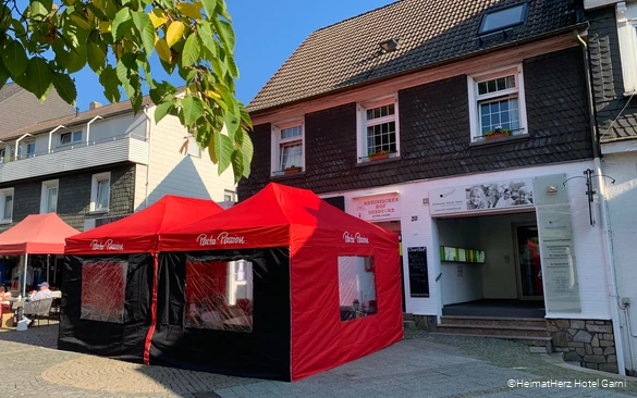 Außenansicht des HeimatHerz Hotels Garni in Herdecke