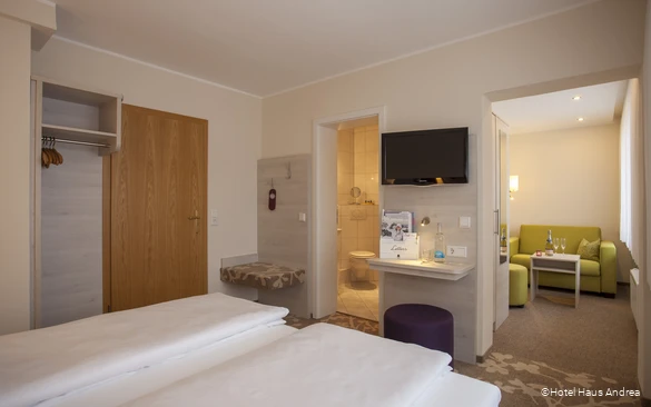 Ansicht eines Zimmers im Hotel Haus Andrea in Winterberg