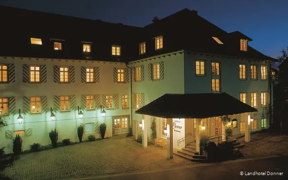 Außenansicht des Landhotel Donner