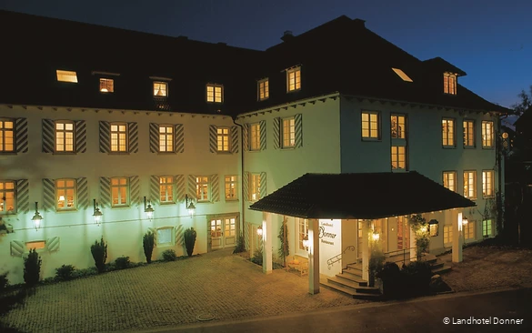 Außenansicht des Landhotel Donner