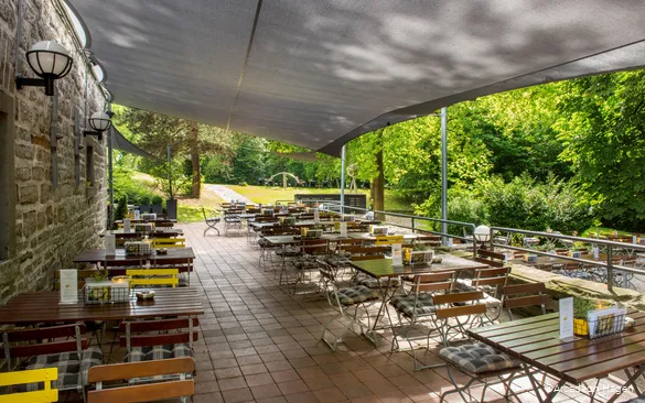 Biergarten des Arcadeon Hagen