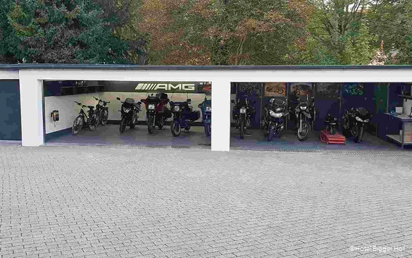 Garage des Hotels Bigger Hof in Olsberg