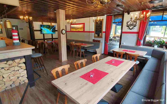 Restaurant des Hotels Bigger Hof in Olsberg