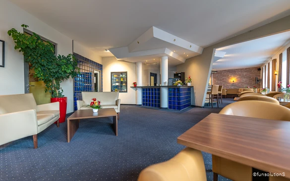 Lobby des Hotel Mirage in Duisburg