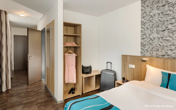Doppelzimmer des Ibis Styles in Arnsberg