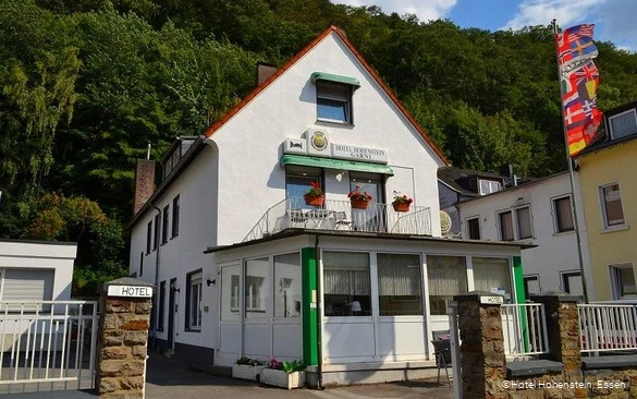 Außenansicht des Hotel Hohenstein in Essen-Werden