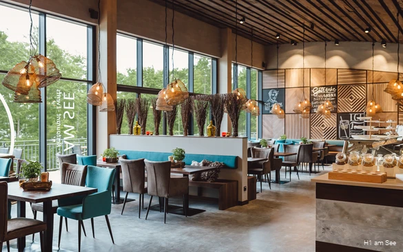 Innenbereich des H1 am See