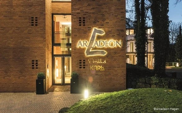 Außenansicht des Arcadeon Hagen