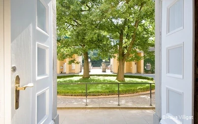 Blick in den Innenhof des Haus Villigst in Schwerte