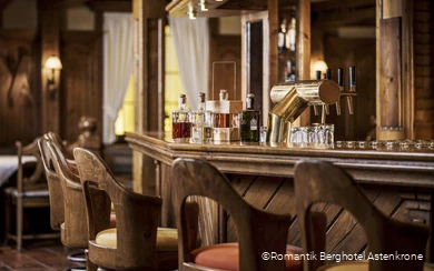 Theke des Romatik Berghotels Astenkrone in Winterberg