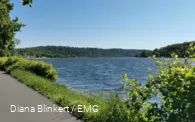 Baldeneysee Promenade am Wehr