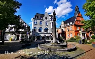 Werdener Markt und Rathaus