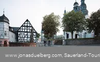 Hallenberg an der GeoRadroute Ruhr-Eder