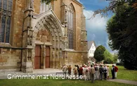 Stadtfuehrung in Korbach, Portal Kilianskirche