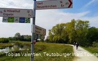 Radbeschilderung am Steinhorster Becken