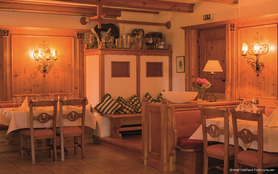 Restaurant des Hotels Waldhaus Föckinghausen in Bestwig