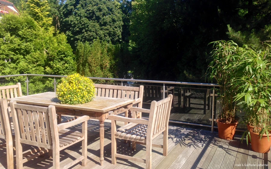 Terrasse des Wald & Golfhotel Lottental in Bochum