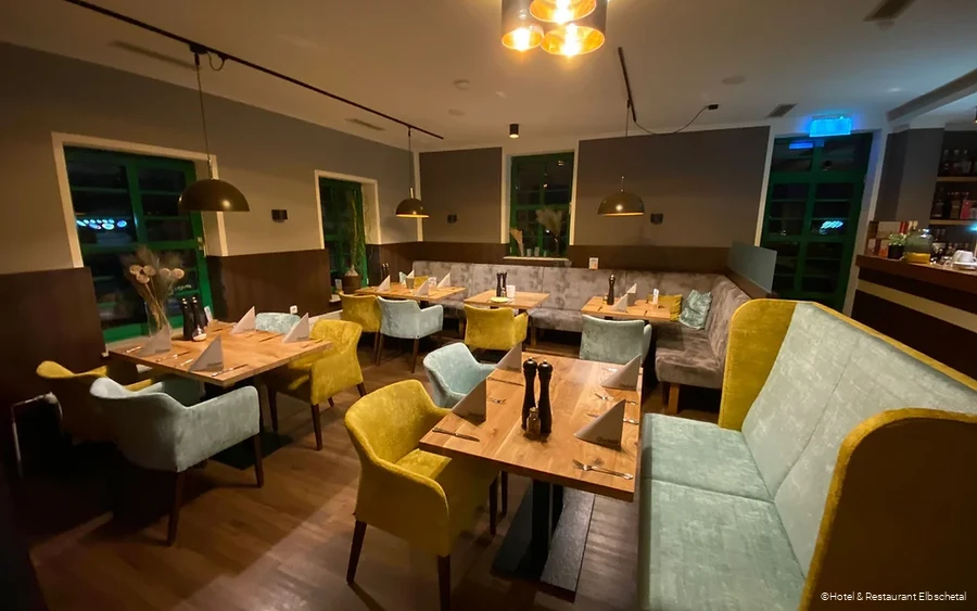 Gastraum im Hotel & Restaurant Elbschetal in Wetter