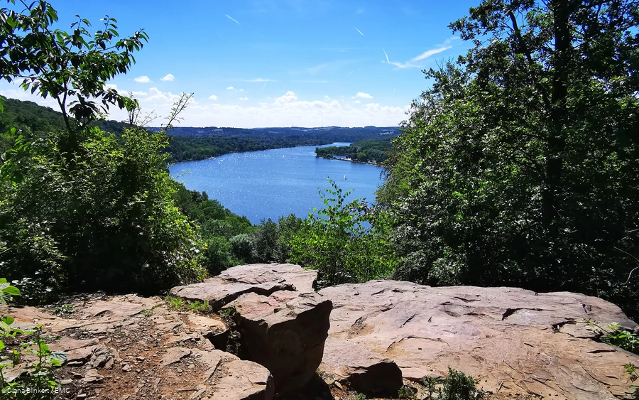 Baldeneysee - Blick vom Baldeneysteig