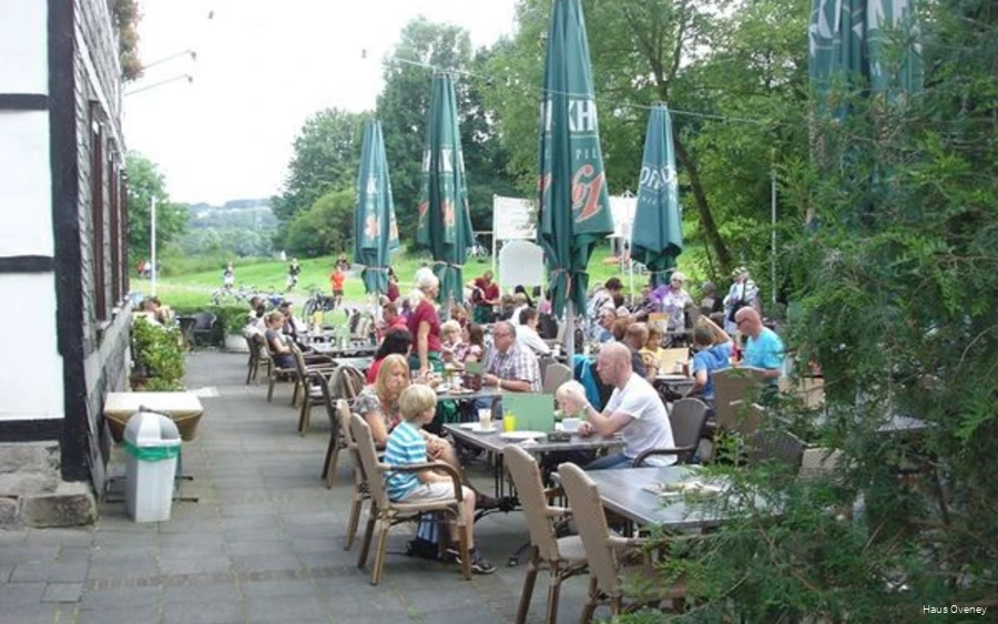 Terrasse des Haus Oveney in Bochum
