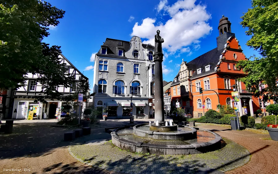 Werdener Markt und Rathaus