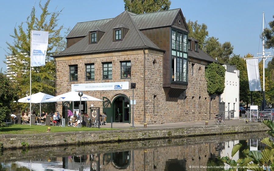 Außenansicht des Insel Bistros in Mülheim an der Ruhr