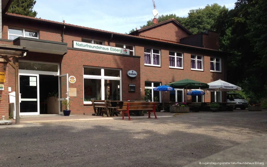 Außenansicht der Jugendtagungsstätte Naturfreundehaus Ebberg