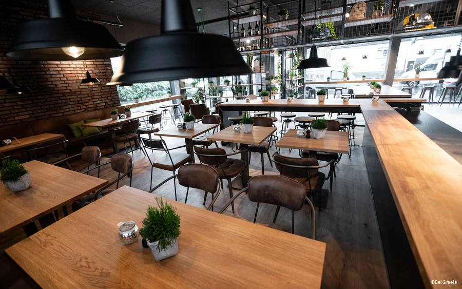 Innenansicht des Restaurants "Bei Graefs" in Arnsberg