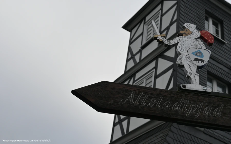 Eversberg - Altstadtpfad - Wegweiser