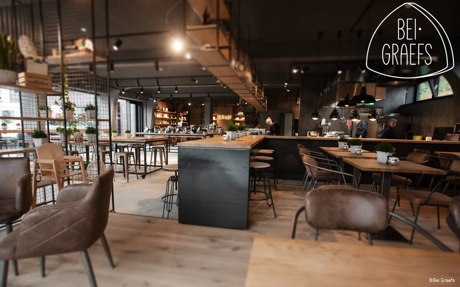 Innenansicht des Restaurants "Bei Graefs" in Arnsberg