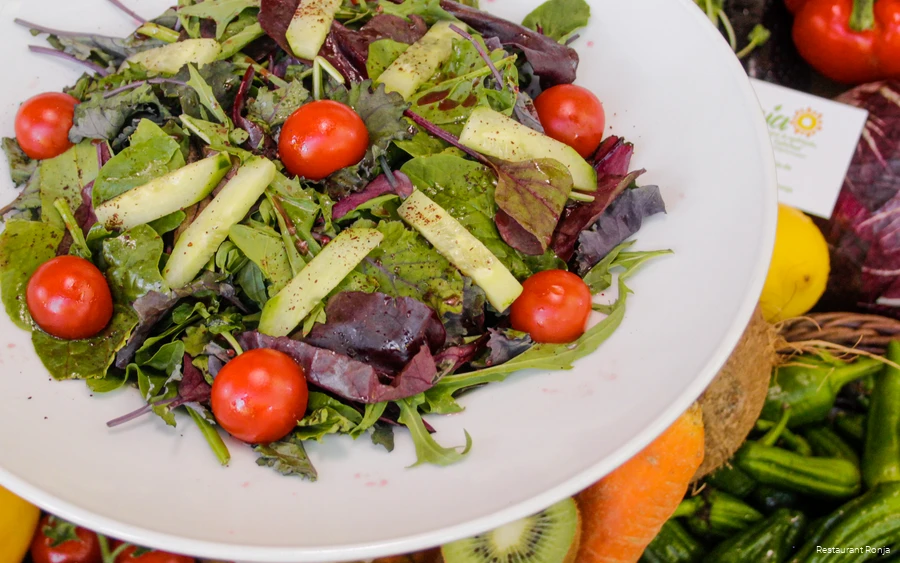 Salat im Restaurant Ronja