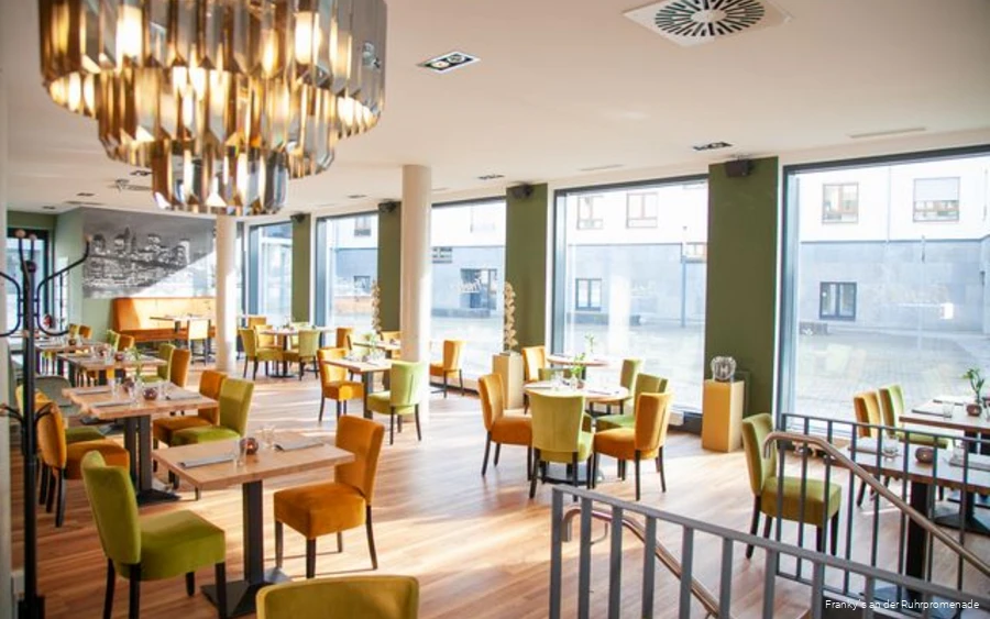 Innenansicht des Franky´s an der Ruhrpromenade in Mülheim an der Ruhr