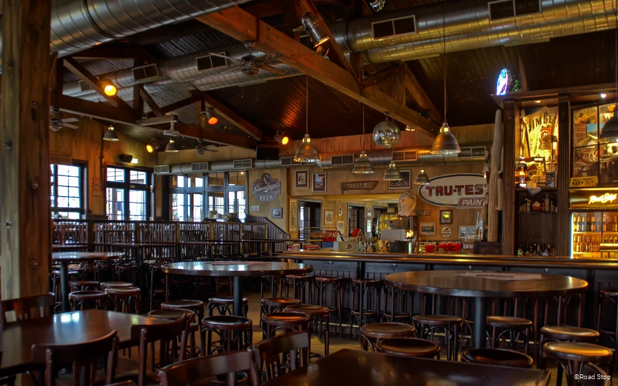 Innenansicht des Road Stop Dortmund