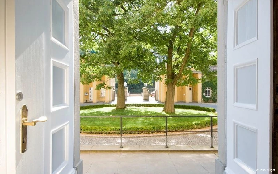 Blick in den Innenhof des Haus Villigst in Schwerte