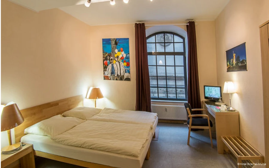 Zimmerbeispiel des Hotels Birschel-Mühle in Hattingen