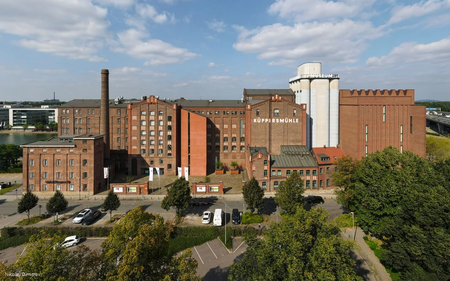 Museum Küppersmühle für Moderne Kunst Panoramaansicht