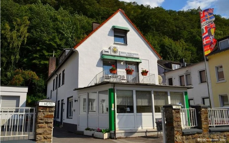 Außenansicht des Hotel Hohenstein in Essen-Werden