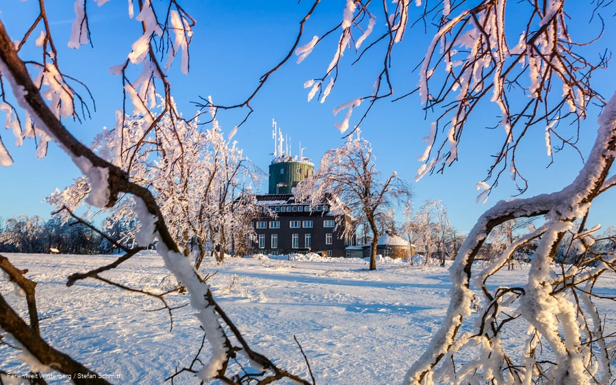 Astenturm im Schnee