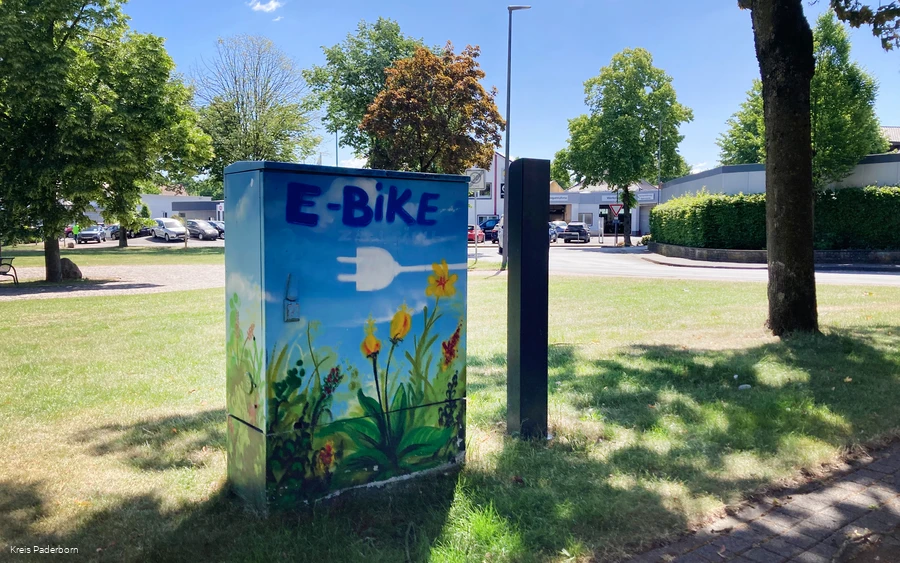 E-Bike-Ladestation  Delbrück-Westenholz