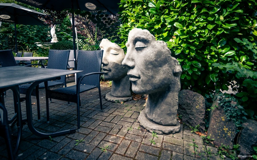 Außenbereich des Restaurants Casa Villani in Arnsberg