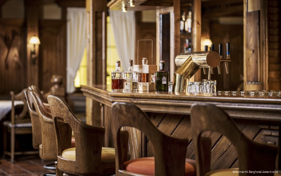 Theke des Romatik Berghotels Astenkrone in Winterberg