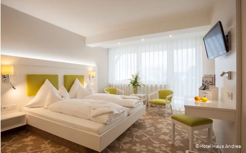 Ansicht eines Zimmers im Hotel Haus Andrea in Winterberg