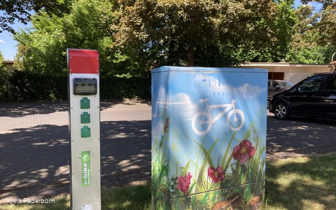 E-Bike-Ladestation  Delbrück-Westenholz